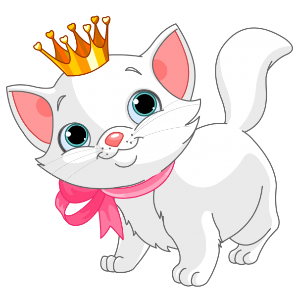 Stickers chat princesse